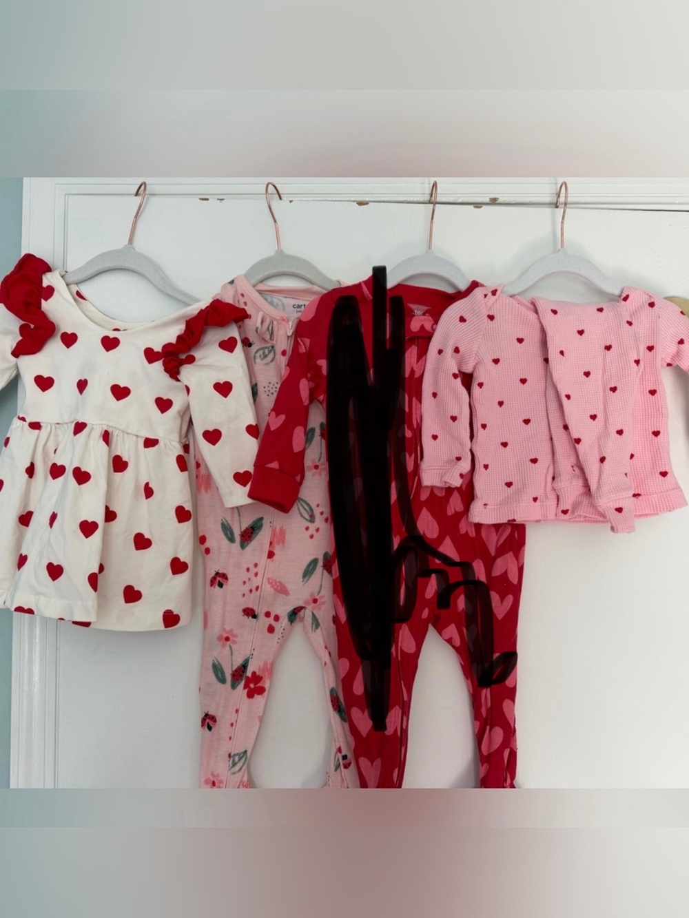 Baby girl valentine day bundle size 12m